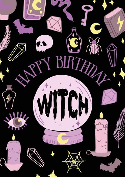 halloween scary Birthday Card 18986 created by Fran Butler