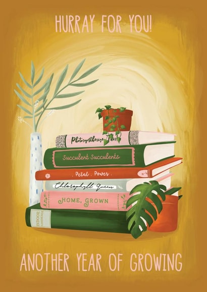 plant plant mum Birthday Card 20726 created by Ink and Tot