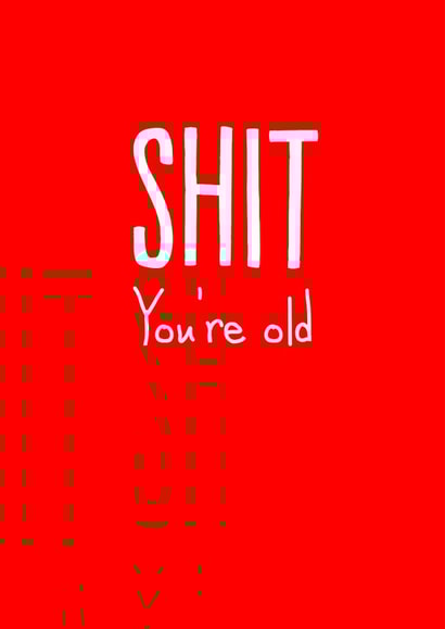 rude old Birthday Card 14127 created by The Buddy Fernandez Card Co.