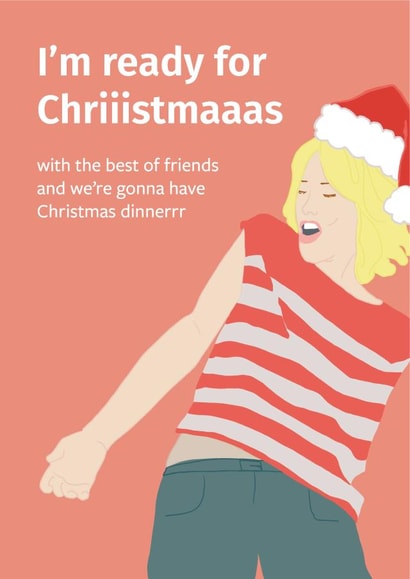 Film/TV/Netflix Quotes Christmas Card 20289 created by @lydiapimmdraws