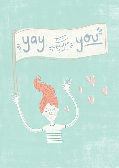 female pretty Birthday Card 15550 created by Nicola Scott