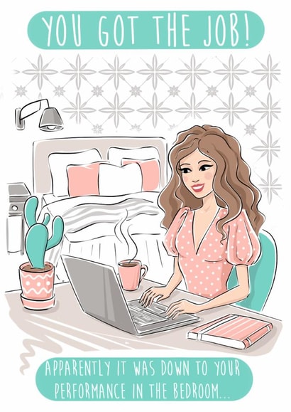 Congratulations Congrats New Job Card 6845 created by The Happy Bee