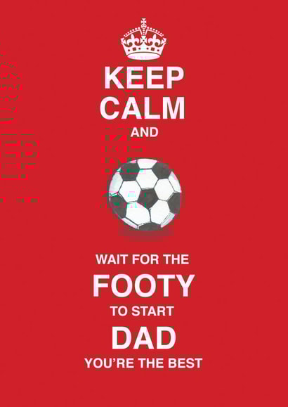 keep calm Father's Day Card 2412 created by Siobhan at april rose