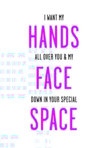 typography funny Anniversary Card 45840 created by Chris Smith