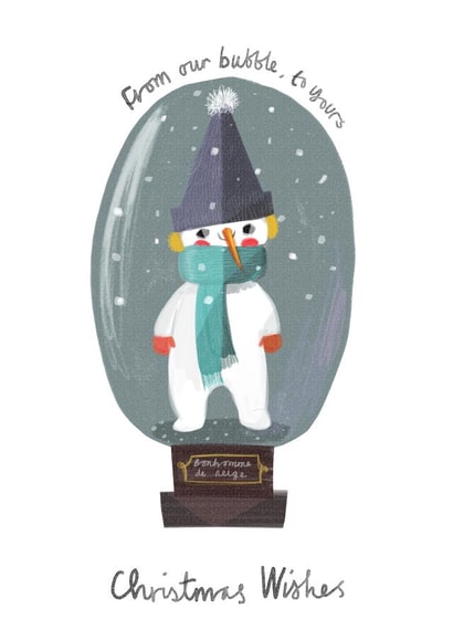 Merry Christmas - From Our Bubble/ Family to Yours created by Maxine Lee-Mackie