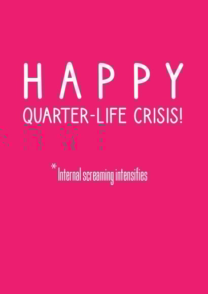 funny typography Birthday Card 20383 created by Drunken Fairy 