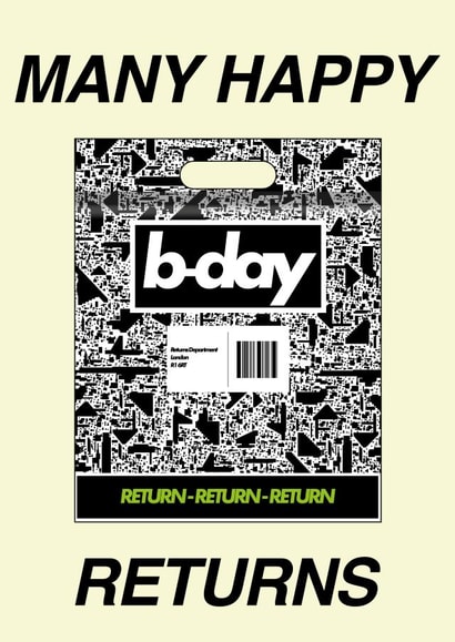 asos online shopping Birthday Card 19615 created by Sam I Am