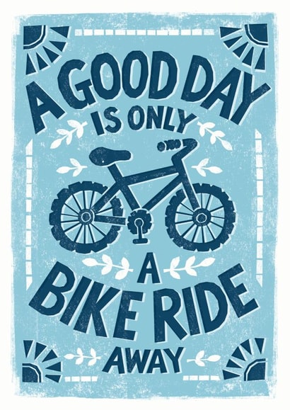 bike bicycle Birthday Card 11346 created by Alexandra Snowdon