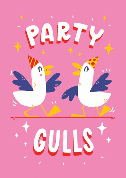 party gulls party girls Birthday Card 16971 created by Matt Joyce
