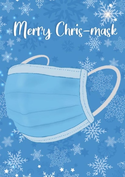 christmas face mask Card 36607 created by Chloe Turner