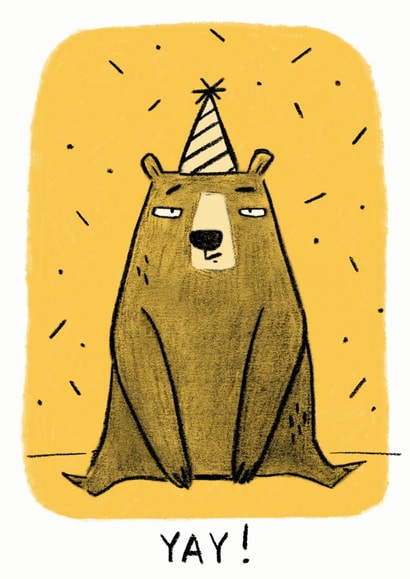 yay bear Birthday Card 16082 created by Camille Medina