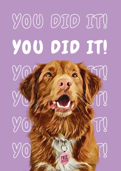 well done congrats Congratulations Card 20649 created by Studio Woof