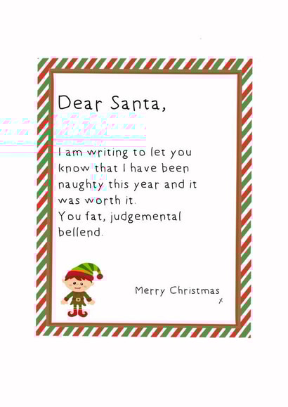 funny rude Christmas Card 19647 created by Stephenie Emily