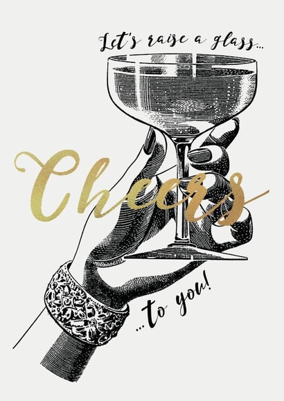 classic alcohol Birthday Card 19803 created by Louise Parr Studio