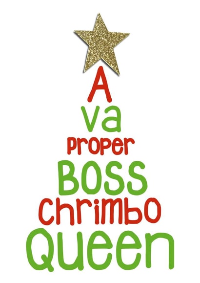 friend niece Christmas Card 12056 created by Presents Felt