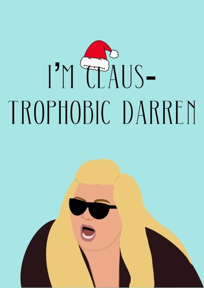 Gemma Collins Christmas Card 15505 created by Em