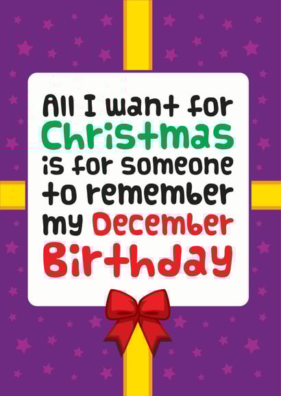 Merry December Birthday! created by Di Mukerji