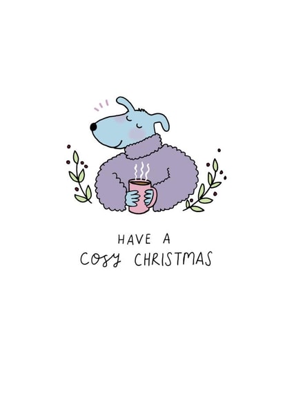 adult animal Christmas Card 43269 created by Jessica Woodhouse