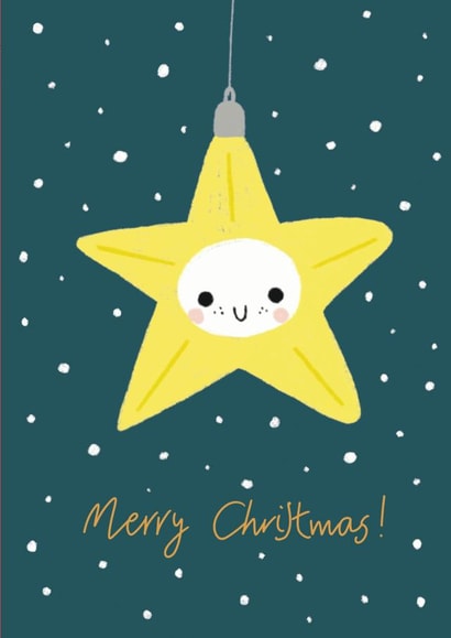 Christmas Star Christmas Card 20874 created by Alicia Cambridge