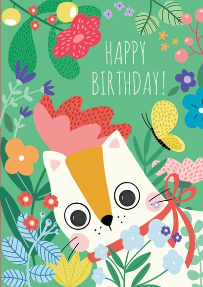 cat cute Birthday Card 45965 created by Alicia Cambridge