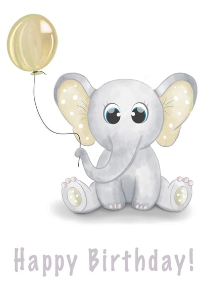 Birthday card for a special little one 1001 created by Ri