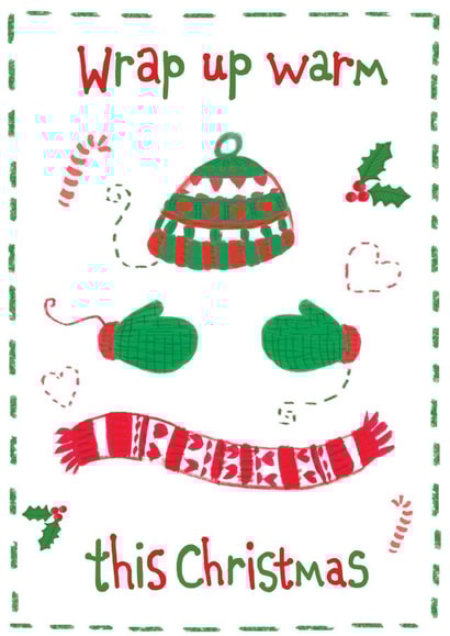 Christmas Seasonal Card 41201 created by Corcutt Collective