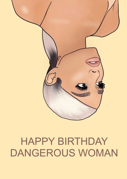 ariana grande Birthday Card 18501 created by Amy Louisa