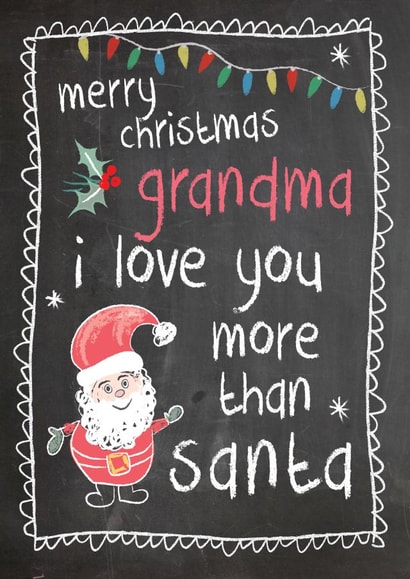grandma nan Christmas Card 15251 created by Mad Philomena