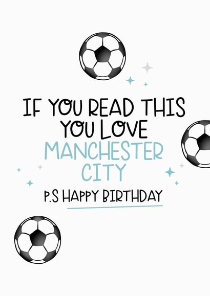 Manchester City Birthday  created by Lucy Rose Party