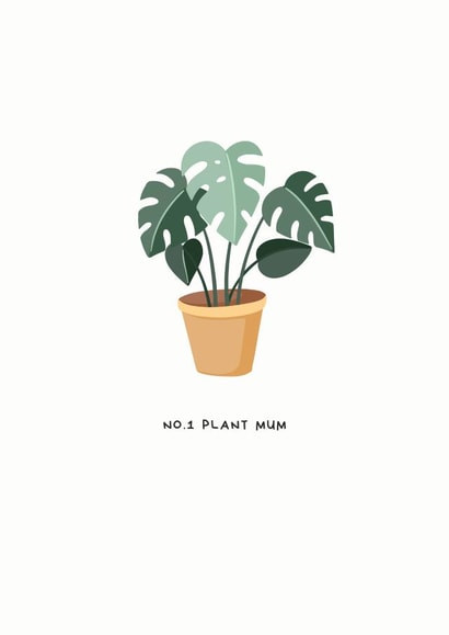 plant mum friend Birthday Card 16278 created by Kate Rucker