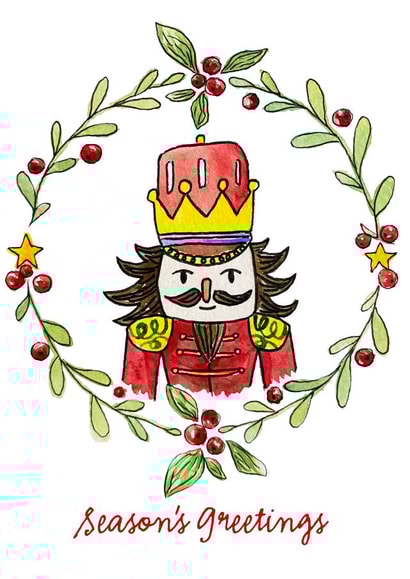 Seasons Greetings Christmas Card 20888 created by Ruka Made Treasures