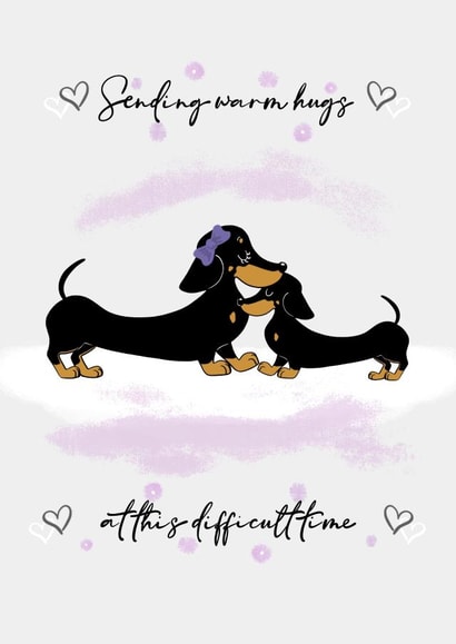 Condolences Grieving Card 44180 created by Laura Deakin