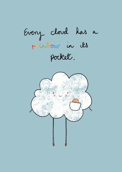 rainbow sendasmile Thinking of you Card 16613 created by marnie makes