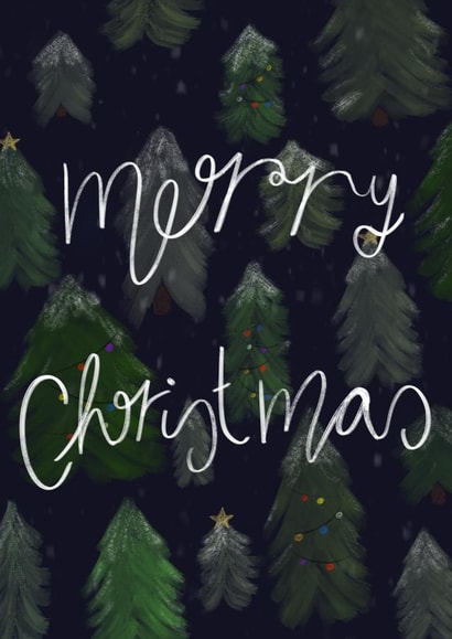 adult classic Christmas Card 46012 created by Savage Design Studio