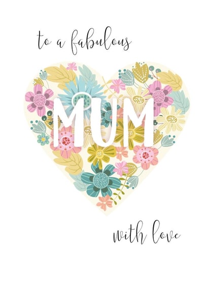 mum mother Mothers Day Card 2081 created by Pink Pig