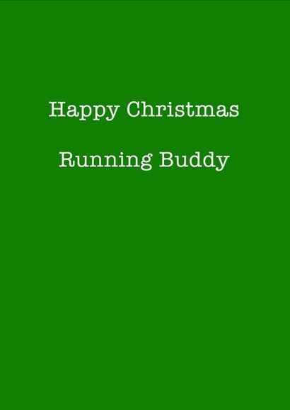 running running card Card 36803 created by Running Cards UK