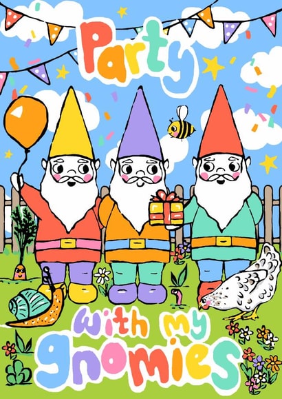 Gnome Gardener Card 41466 created by Pink Pea