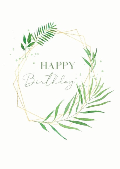 Happy Birthday Plant Card 46138 created by Brendan Graham