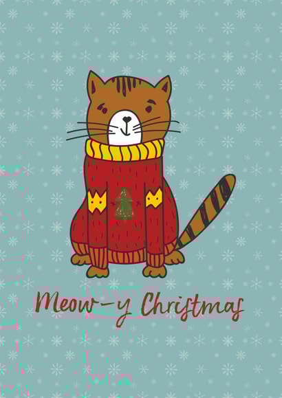 Meow Cat Card 38361 created by Three Bears