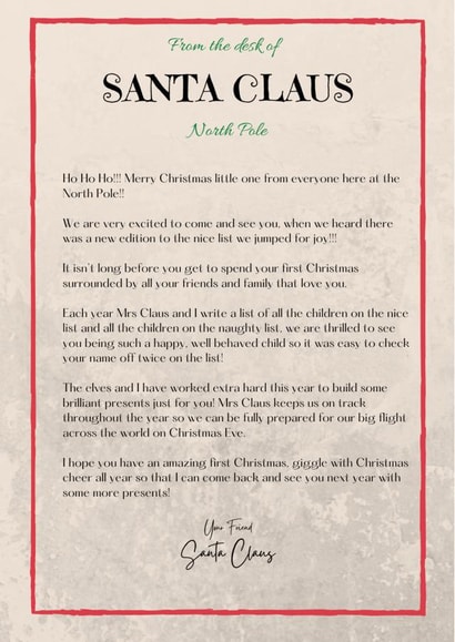 First Christmas 1st Christmas Card 44519 created by Nelly Heather