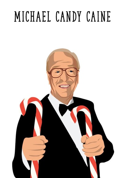 Celebrity caine Christmas Card 39868 created by MerryNotesDesigns