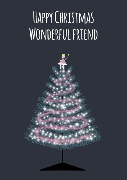 happy tree Christmas Card 15482 created by The Decaffeinated Squirrel