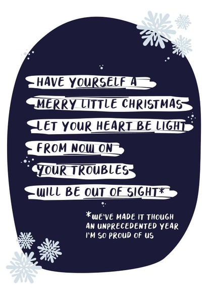 Christmas Covid-19 Card 41139 created by Jasmine Coster - JazziCreates