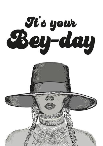 Beyonce card beyonce birthday Card 46205 created by May Design Studio