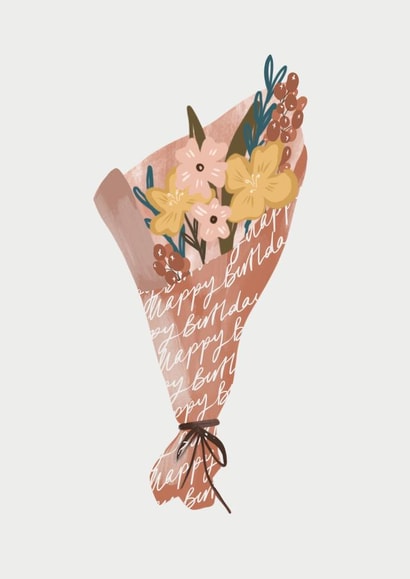 Classic Birthday Card - For Her - Flowers created by Megan Grace