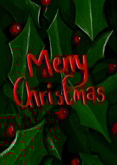 Berry Christmas Christmas Card 46190 created by Tris Drew