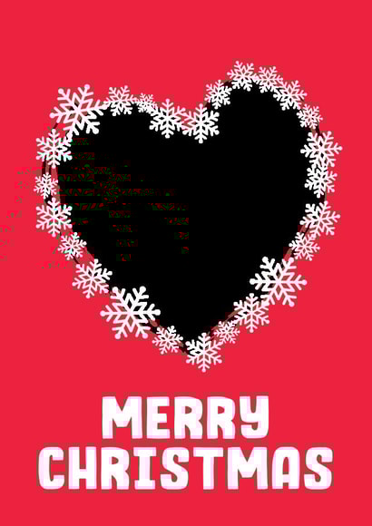 snowflake bff Personalised Photo Card 30662 created by Filthy Sentiments