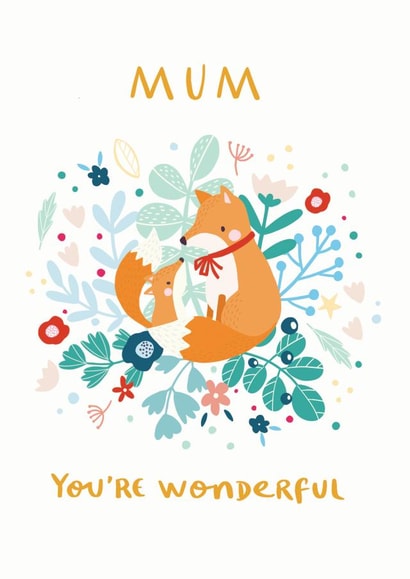 Mum You're Mothers Day Card 20876 created by Alicia Cambridge