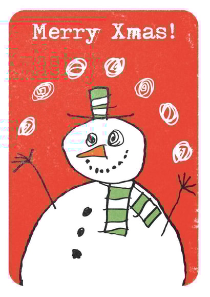 arty drawing Card 28525 created by Bird Blue Creative
