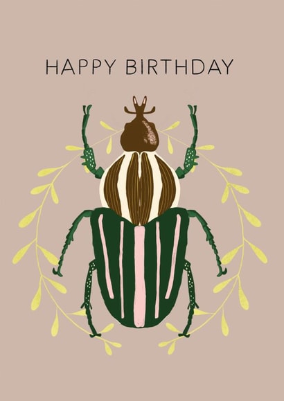 beetle bugs Birthday Card 20938 created by Art Joyeux